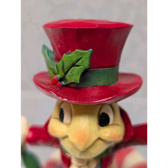 Jolly Jimmy Disney Traditions Jiminy Cricket Christmas  Jolly Pinocchio 4051974 - Picture 3 of 7